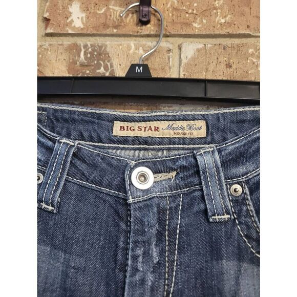 Big Star Maddie Mid-Rise Bootcut Jeans, Women's 29XL - Picture 3 of 5